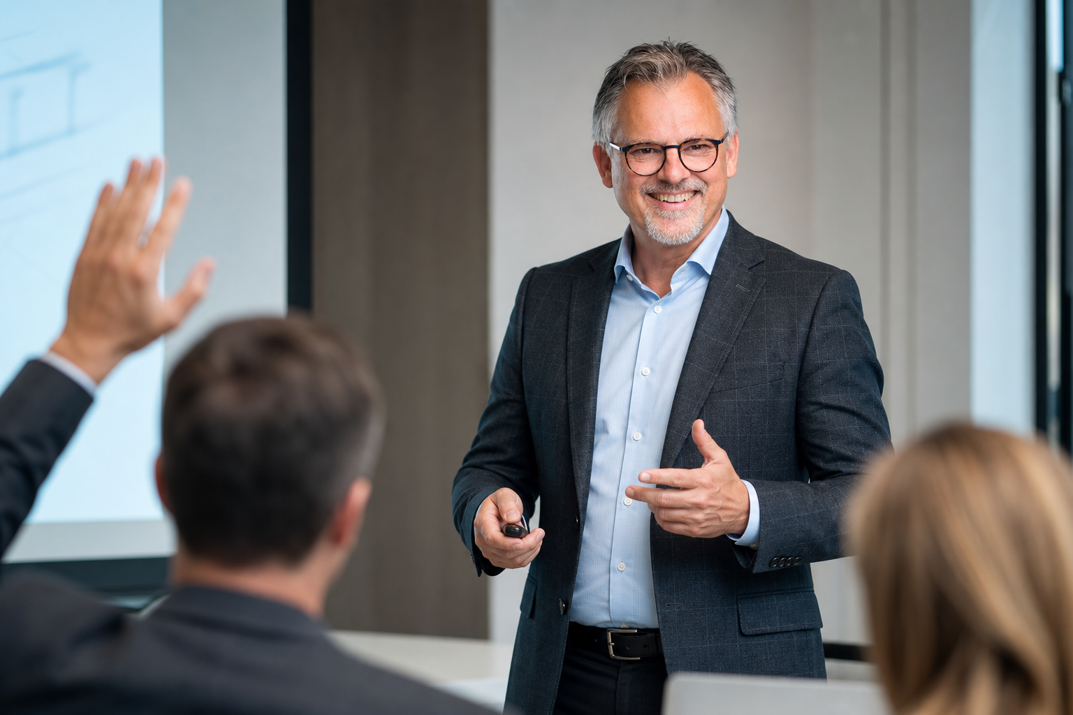 Business Casual Presentation at Office